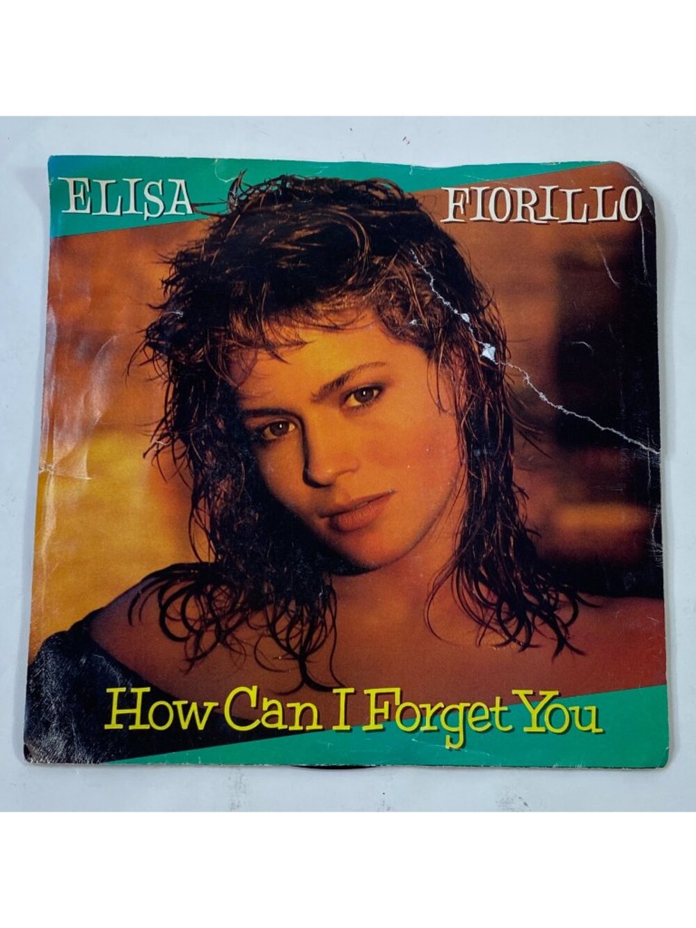 Vintage 45 RPM Vinyl Single Elisa Fiorillo How Can I Forget You/More Than Love